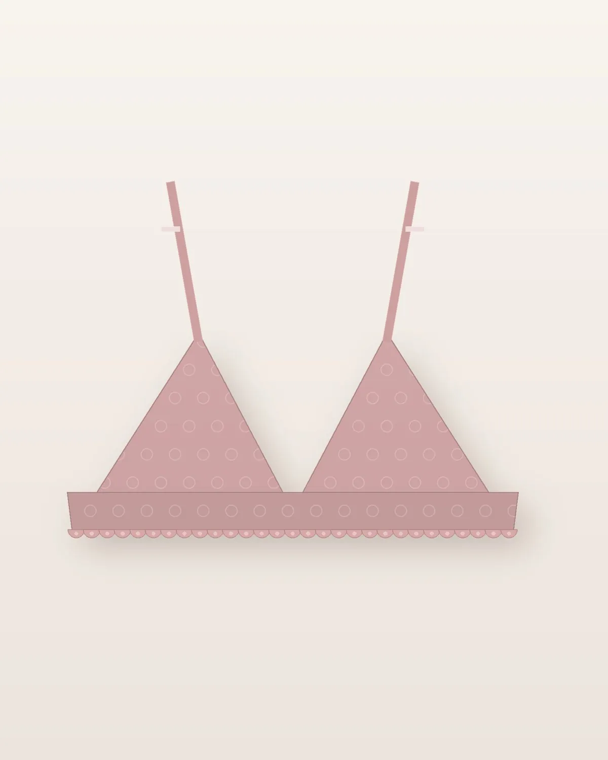 Bralette Triángulo Encaje