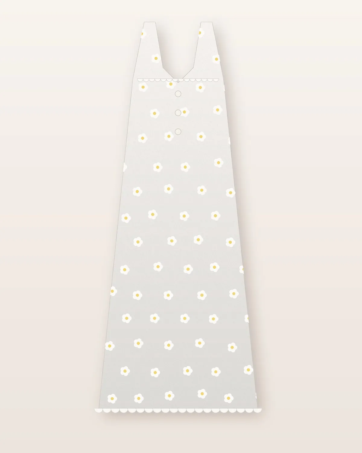 Camisón Algodón Floral