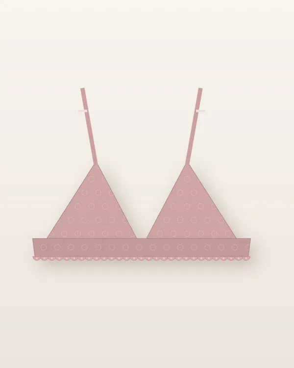 Bralette Triángulo Encaje